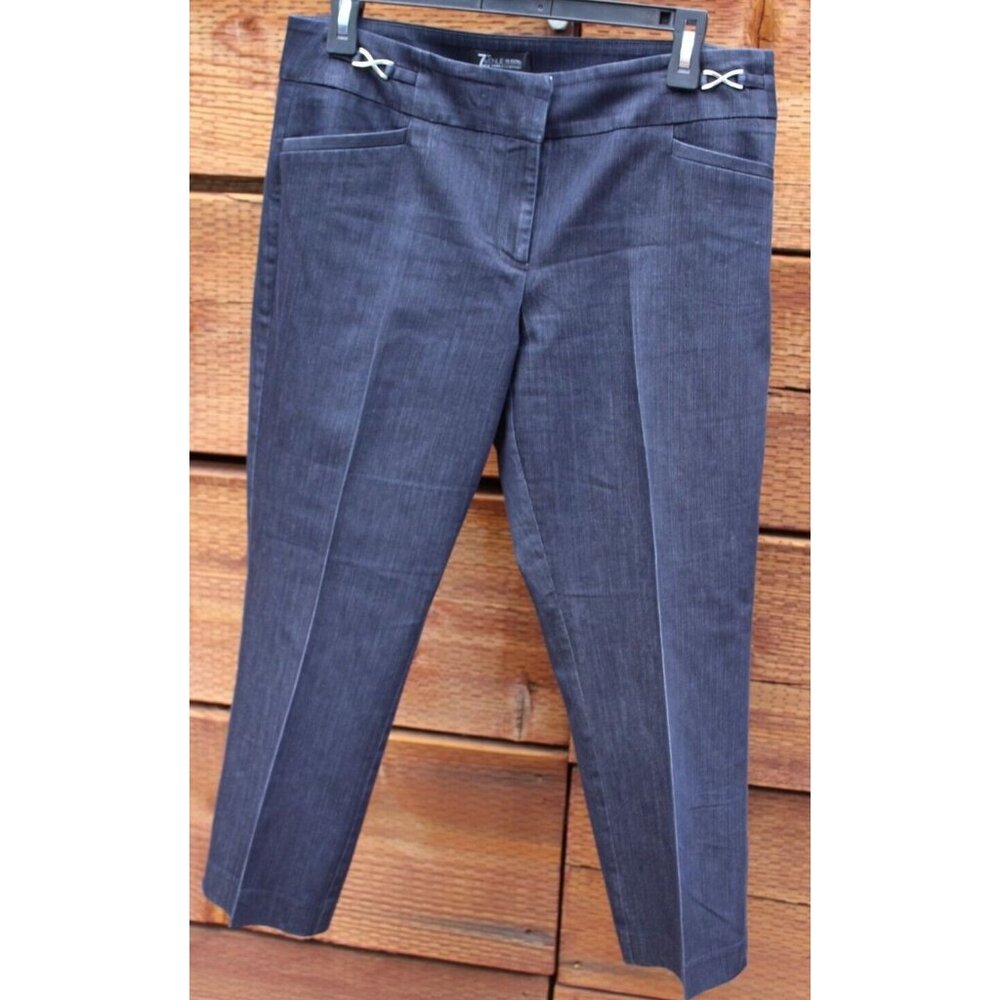 New York & Company 7th Avenue Suiting Collection Womens Sz 10 Cropped Pants #T28 - Picture 1 of 8